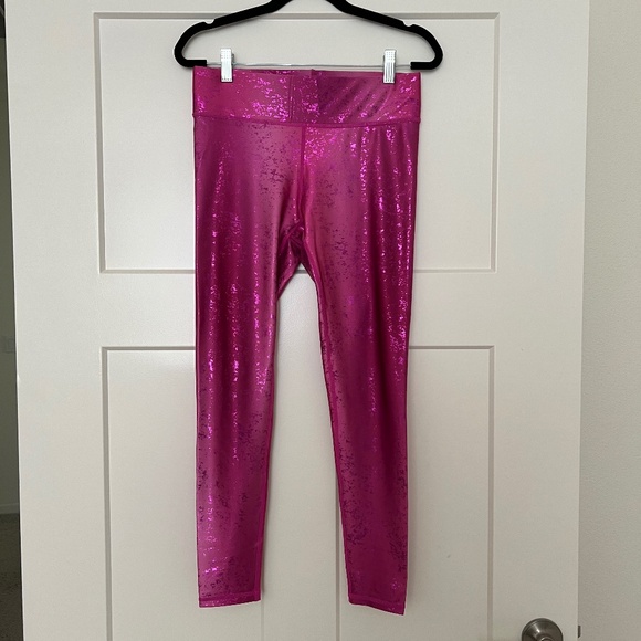 Terez Balayage Raspberry Foil Leggings NWOT Size S - Picture 5 of 6